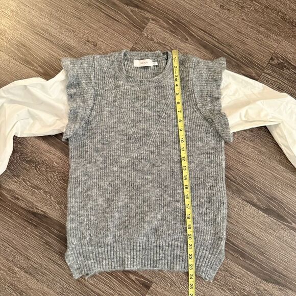 Greylin Adela Twoffer Vest Sweater Top - Picture 8 of 9
